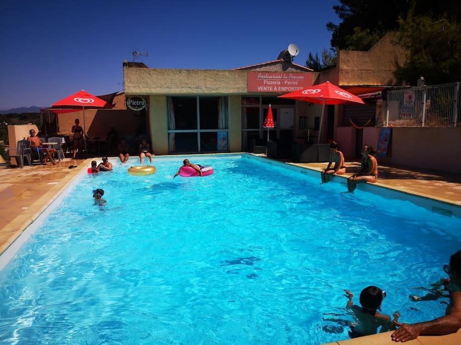 Porticcio : Magnifique T2 Piscine Vue Mer Grosseto-Prugna Dış mekan fotoğraf